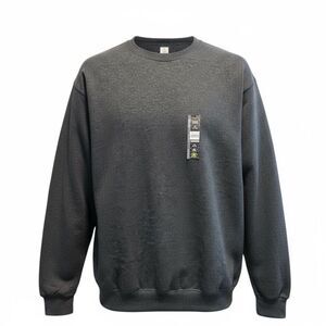 NWT Athletic Works Men’s Heather Black Moisture Wicking Sweatshirt- Size 3XL